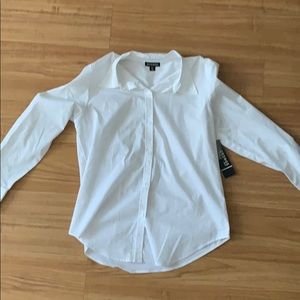 White button up dress shirt - George - S 4-6